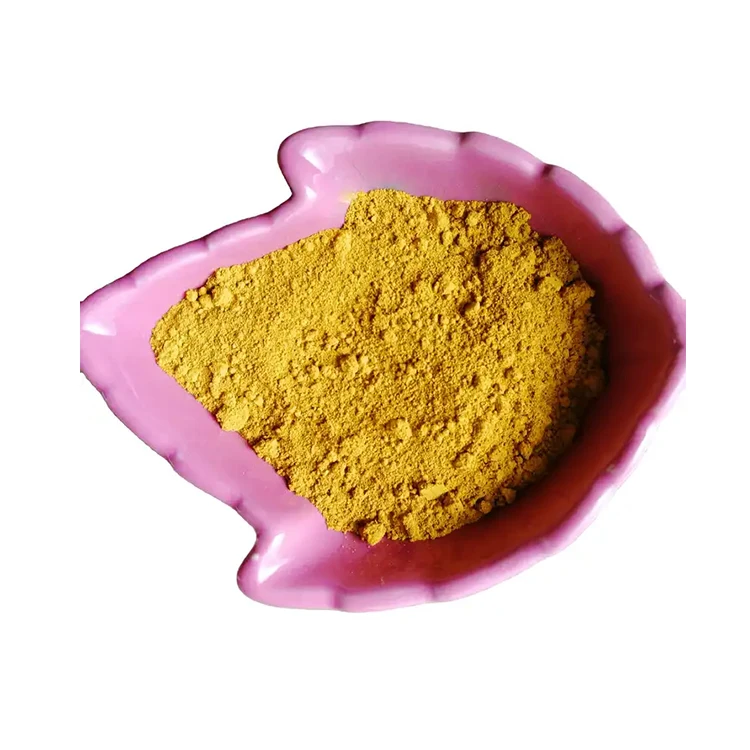 Iron Oxide Yellow  Pigments for Cement Products Manufacturer Concrete Color Ferric Oxide Pigment