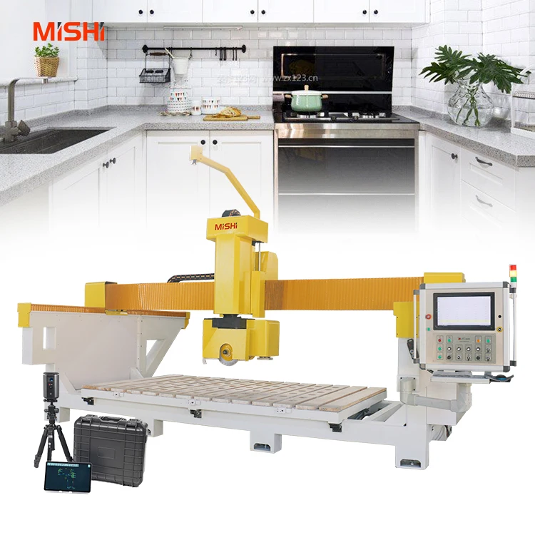Best selling 3020 5 axis benchtop cnc stone saw table bridge cutting engraving machine for marble granite block