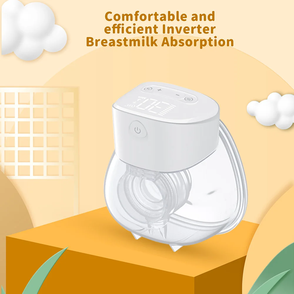 Breast Pump Hands-Free, Wearable & Portable Pump with Soft DoubleFit Flange, 2 Modes & 9 Levels Double Electric Pump Wireless