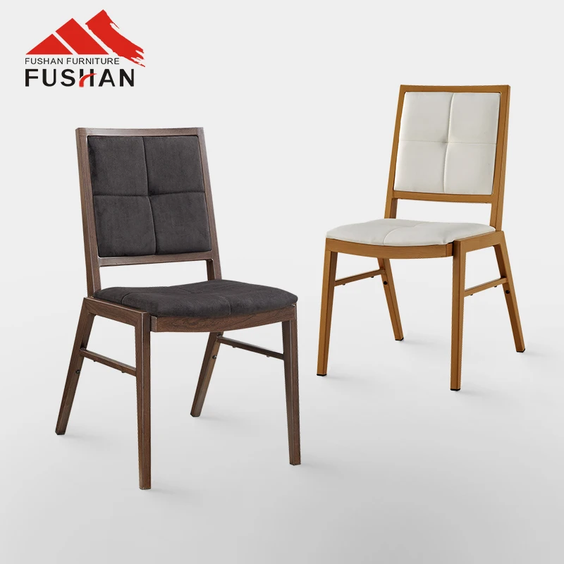 Best quality modern hotel restaurant wholesale chinese stackable metal vintage chair famous designers dining chairs