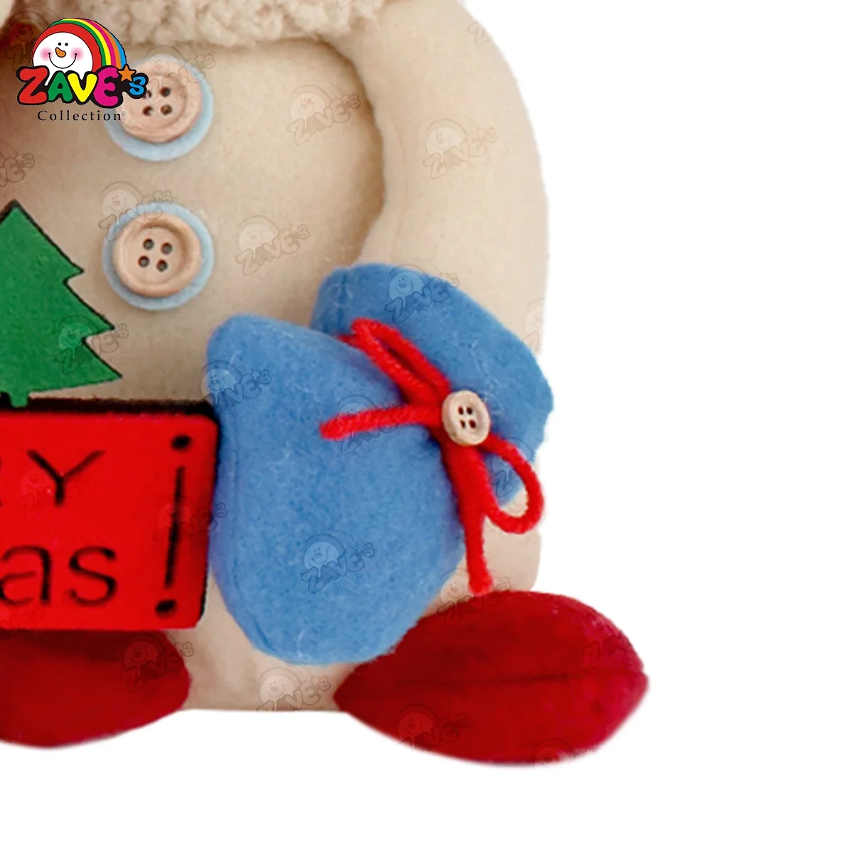 Zaves Hug Snowman Santa Desktop Decoration with Sign Pine Snowflake Winter Indoor Plush Holiday Supplies christmas