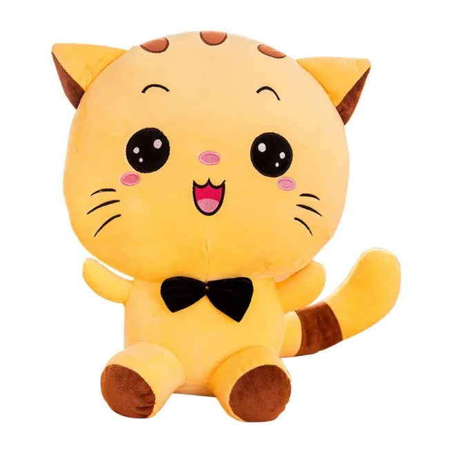 dropshipping kawaii Cat plush Toy Staffed Cute Shadow Cat Dolls Kids Gift Doll Lovely Animal Toys Home Decoration