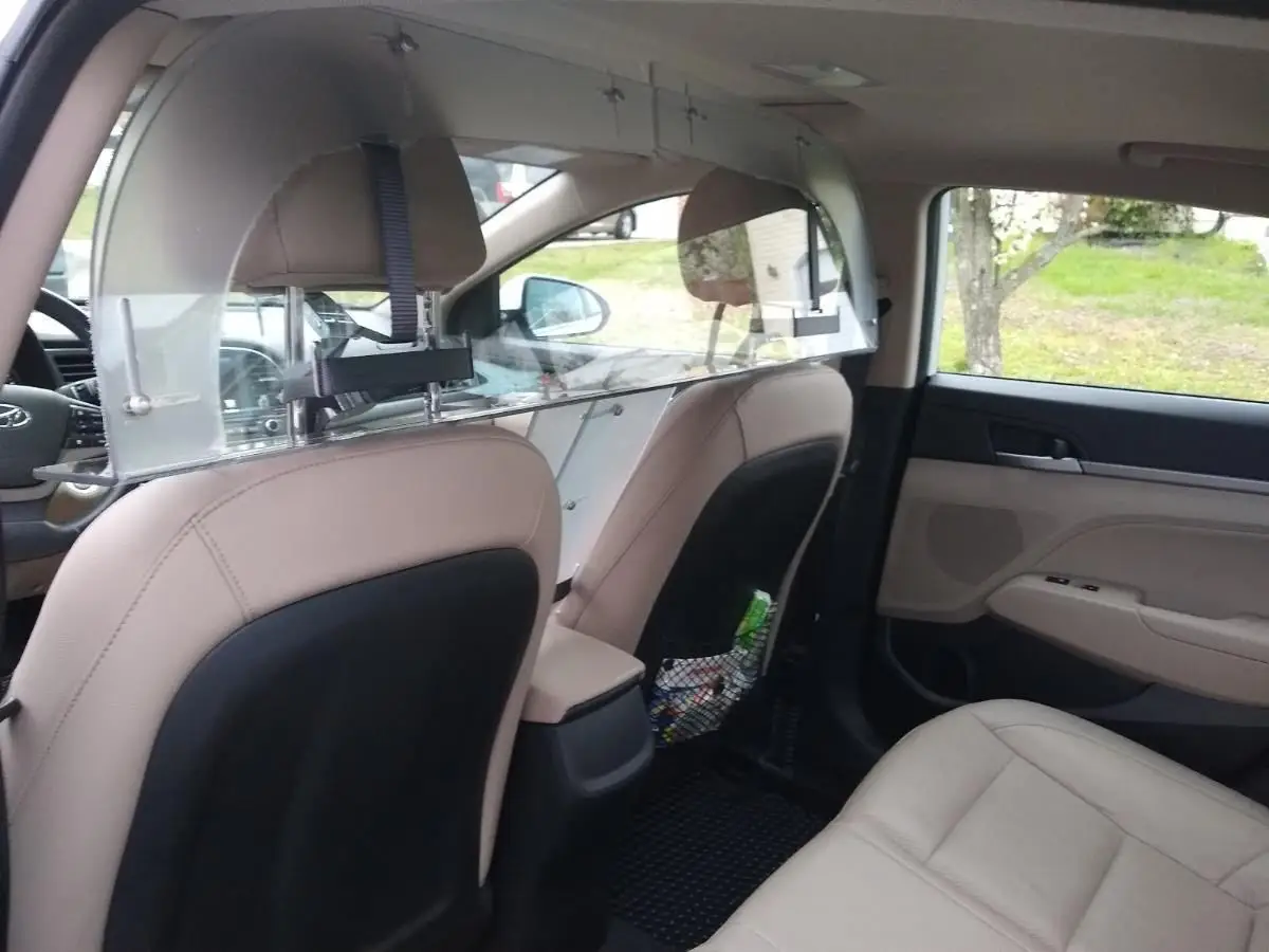 VONVIK New Clear Plexiglass Partitions Acrylic Dividers For Car Taxi Driver