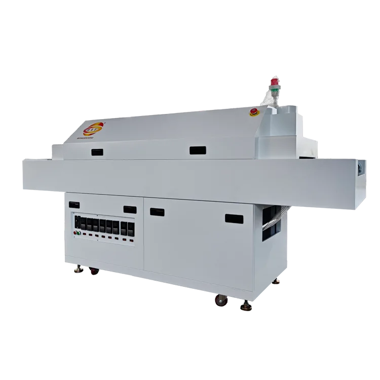 Desktop smt soldering machine automatic mesh belt  welding equipment reflow oven pcb solder 4 zone reflow solder machine
