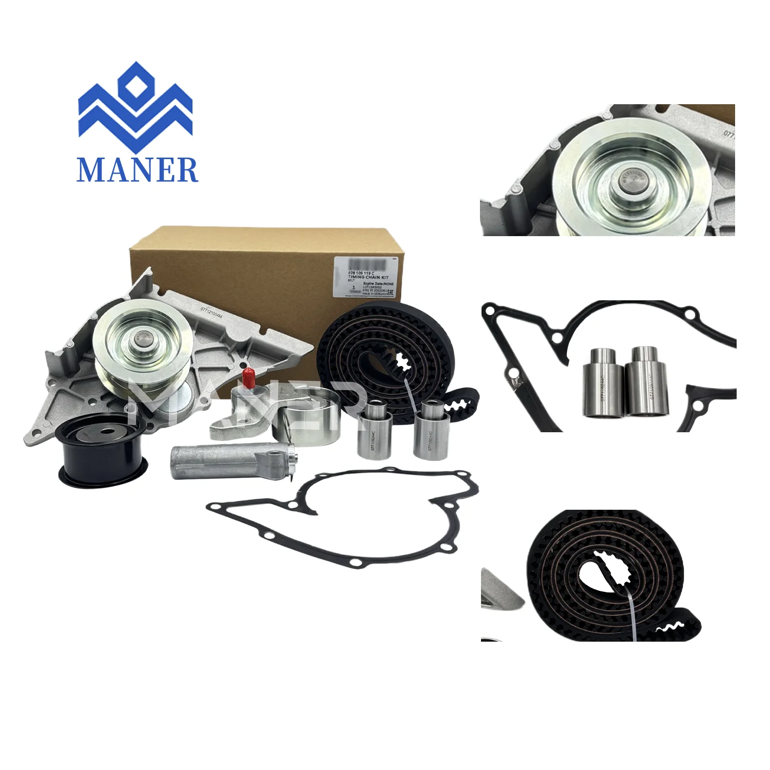 MANER Timing Chain Kit & Accessories 078109119C 078109119J 078109119H manufacture well made Timing Belt Kit for AUDI VW