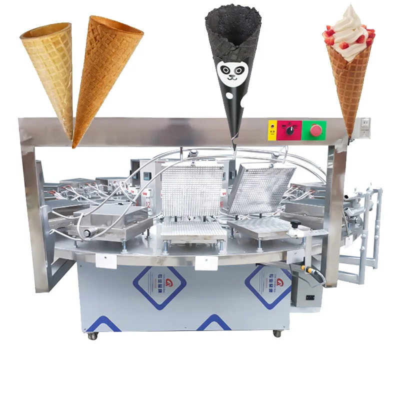 Industrial Rolled Sugar Cone Machine Egg Rolls Making Machine Ice Cream Cone Machine with Factory Price