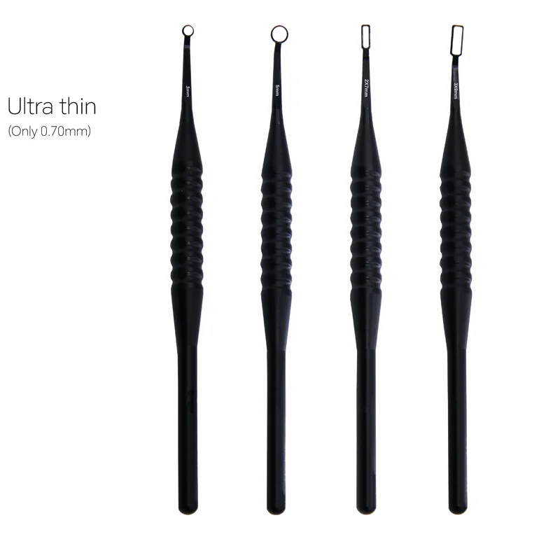 Oral surgery dental micro mirror under microscope / Aluminum alloy anti-fog mouth mirror for microsurgical applications