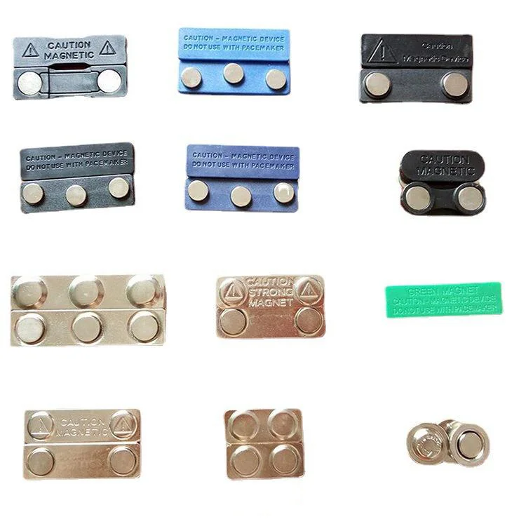 New various styles of badges, work license plates, chest tags, magnet accessories