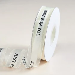 snow gauze ribbon flower packaging cake ribbon bouquet decoration ribbon floral