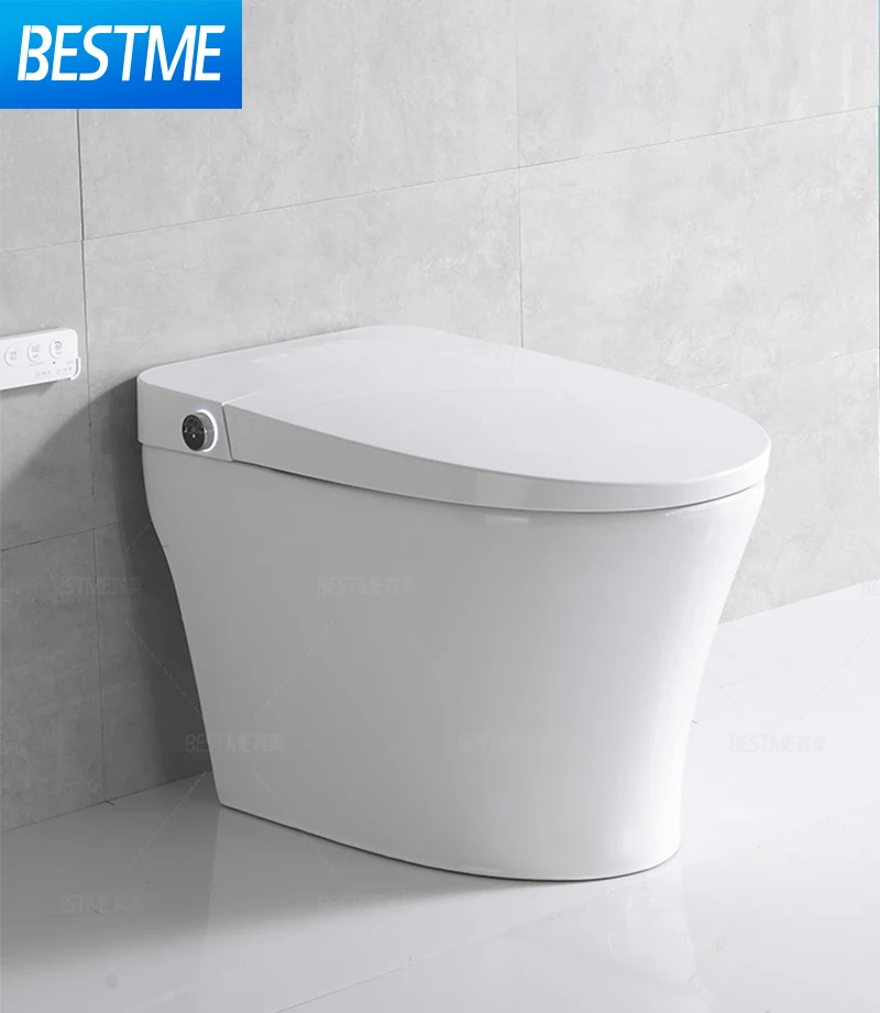 BESTME Bidet Smart Toilet Remote Elongated Automatic Floor Mounted Seat Intelligent Smart Toilet intelligent toilet