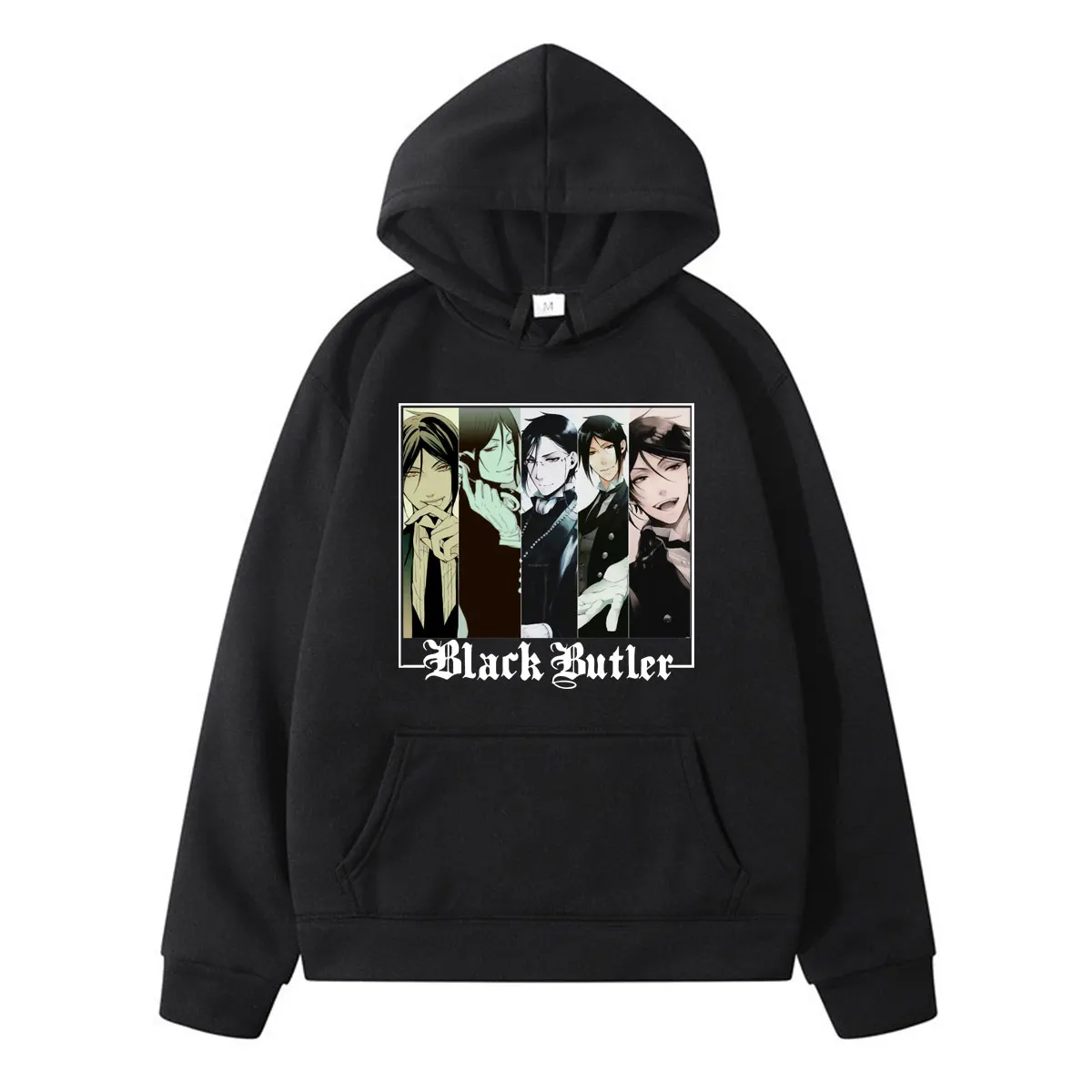 
Anime Hoodies Ciel Phantomhive Men Japanese Street Printing Harajuku Hooded Sweatshirt Men Pullover Coat 