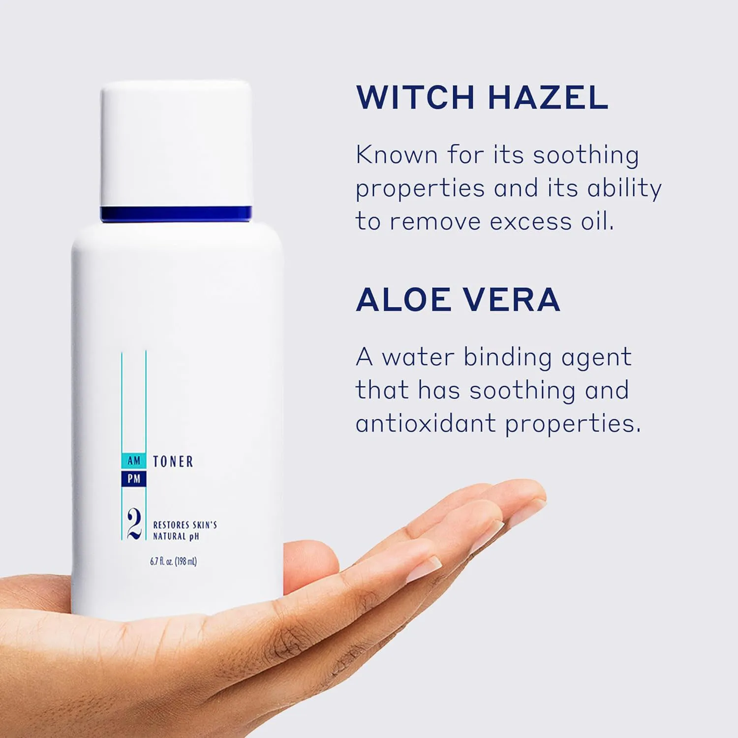 OEM/ODM Face Toner Moisturizer & Cleanses Alcohol Free Toner with Witch Hazel and Aloe Vera Facial Toner for Adult