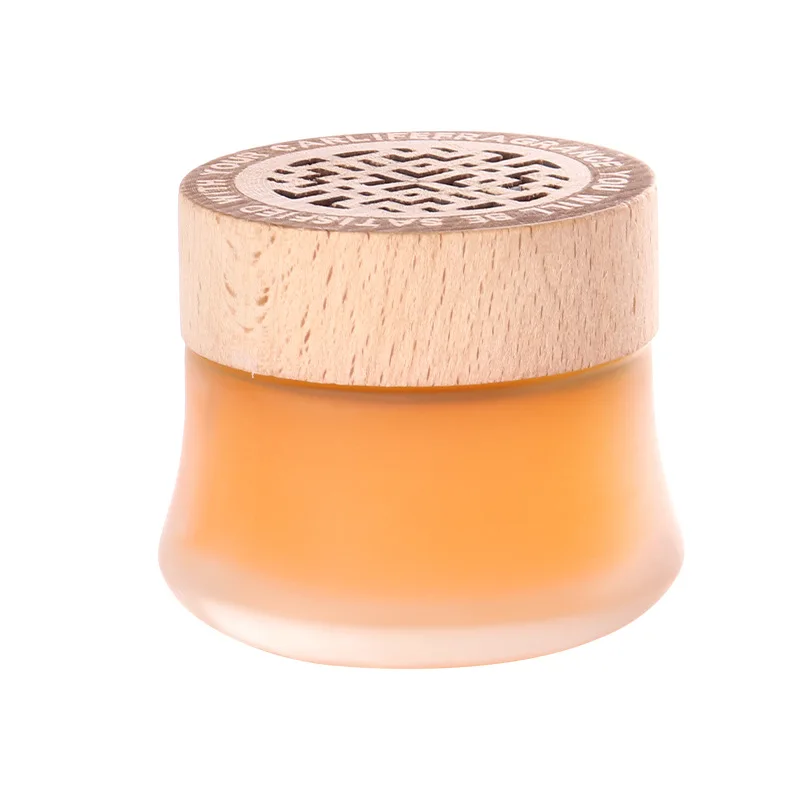 Portable dashboard car vehicle fragrance air freshener gel aromatherapy perfume gel