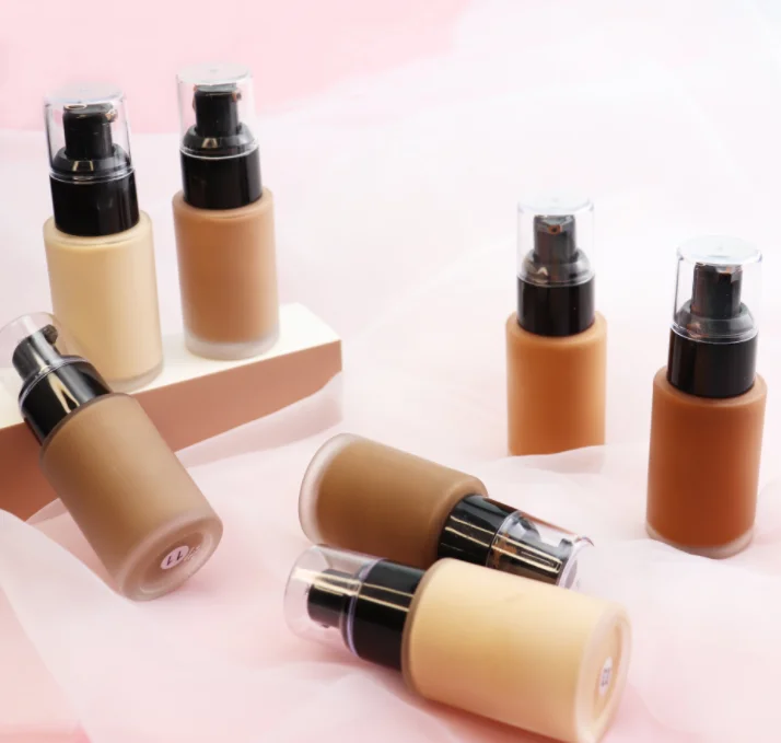 Concealer Face Makeup Liquid Foundation Natural Free Sample OEM Long Lasting Waterproof Private LOGO Female Facial Foundation