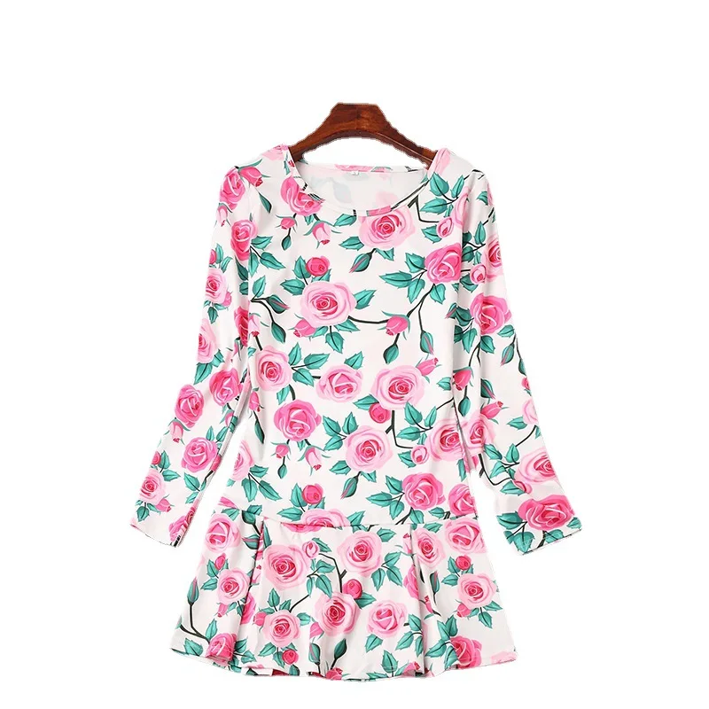 Mommy And Me Outfits Dresses Long Sleeve Mom And Daughter Set Dress Floral Mom And Daughter Set