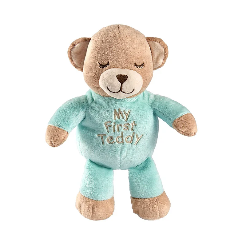 Plush Toy Musical Security Super Soft Custom My First Bear Cartoon Kids Stuffed Animal Plush Sleeping Teddy Bear