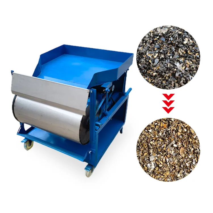 Copper rice iron powder iron remover Copper scrap iron scrap remover magnetic separator machine