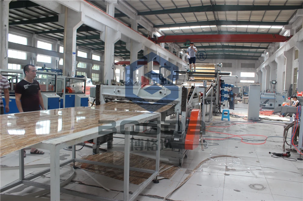 PVC  marble sheet production line  plastic decorative plate wall panel ceiling making machine