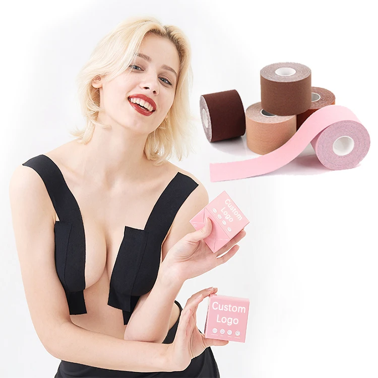 Transparent Clear Boob Tape Adhesive Bra Tape Instant Breast Lift Tape For All Breast