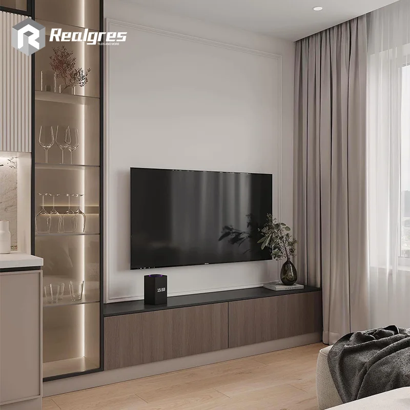 Customized Open cabinet modern simple light luxury open kitchen cabinet whole house customization