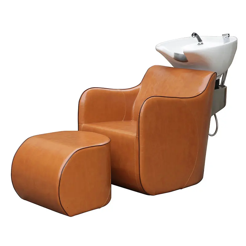 Barbershop Basin Chair Hair Washing Chair Shampoo Bed Salon Furniture Beauty With Hair Washer