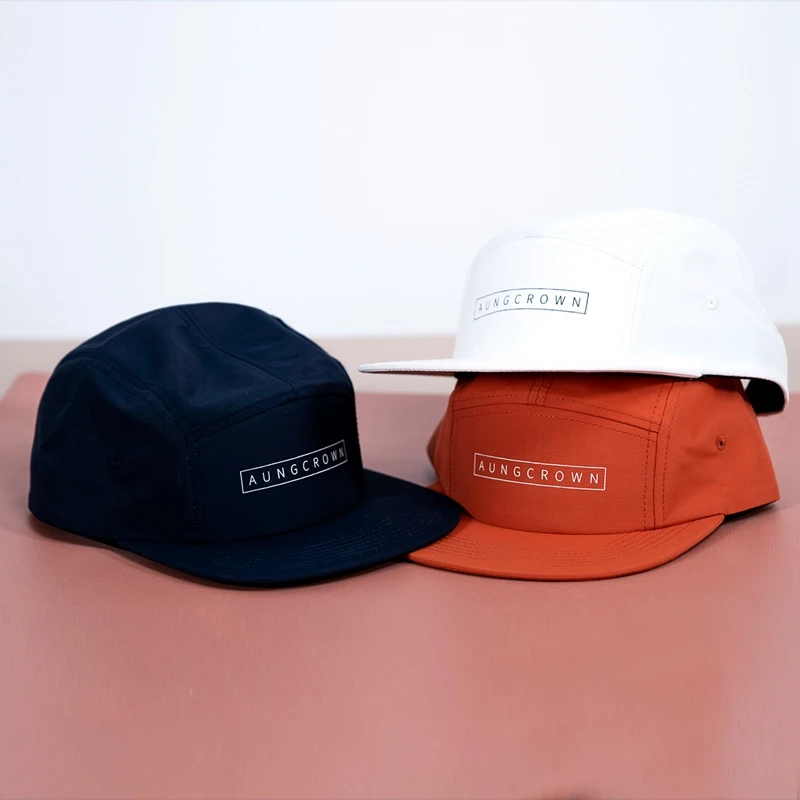 BSCI Factory Custom Logo Five Panel Camping Running Cap,Unstructured Quick Dry Hat,Outdoor Camp Cap