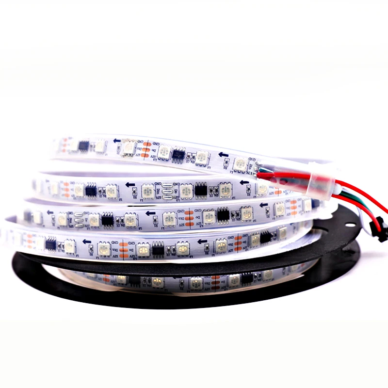 Addressable Full Color DC12V WIFI 24Key Controller 300led 5Meter LED Magic Dream Color IC Pixel 5050 RGB Strip