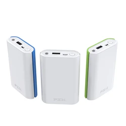PZX C146 Mini Gift Warranty Pocket Power Bank Hot Selling 3600mah with LED Light Fashion Gift Powerbank In Stock
