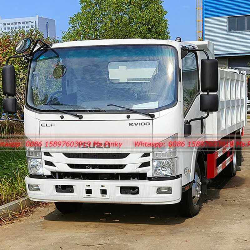 ISUZU KV100 Dump Truck 5Tons 6Tons Tipper Car Best Price for Sales