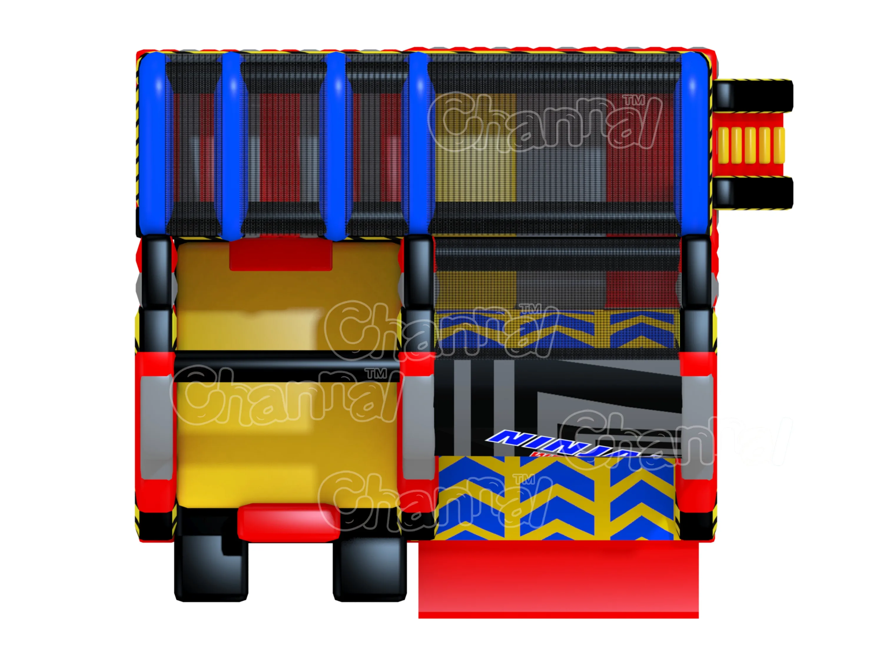 Inflatable Warped Wall/ Inflatable Ninja Wall/ Inflatable Ninja Warrior obstacle course for sport game