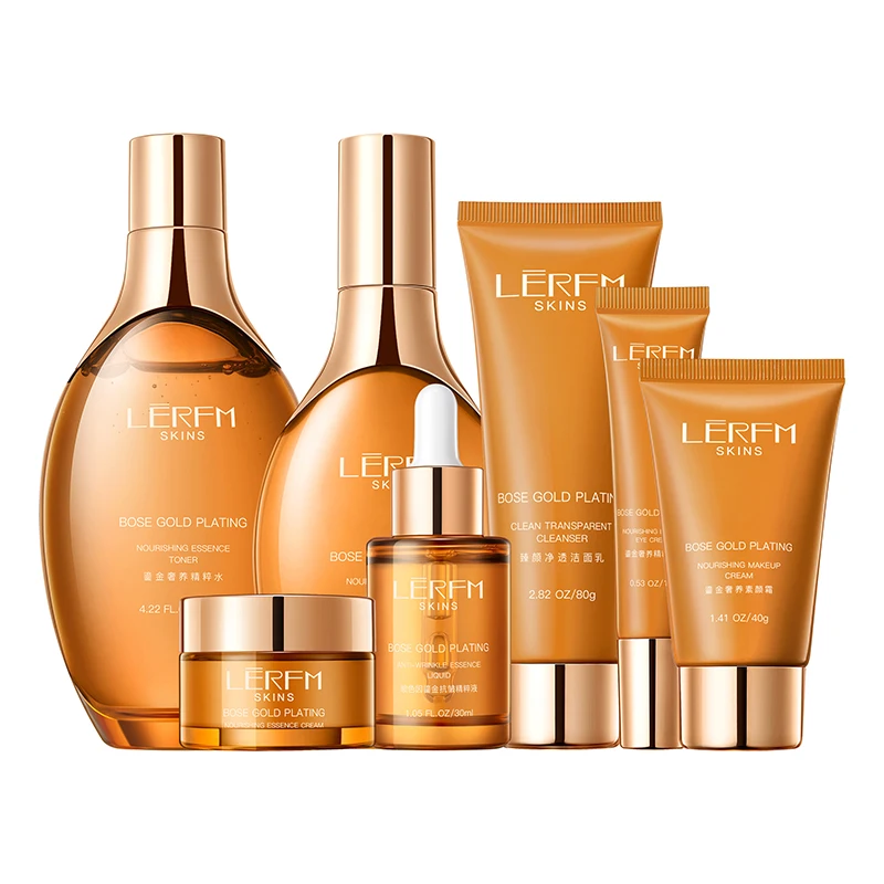 Skin Care Kit Vitamin Whitening Moisturizer Acne Treatment Anti-aging Face Serum Skin Care Set