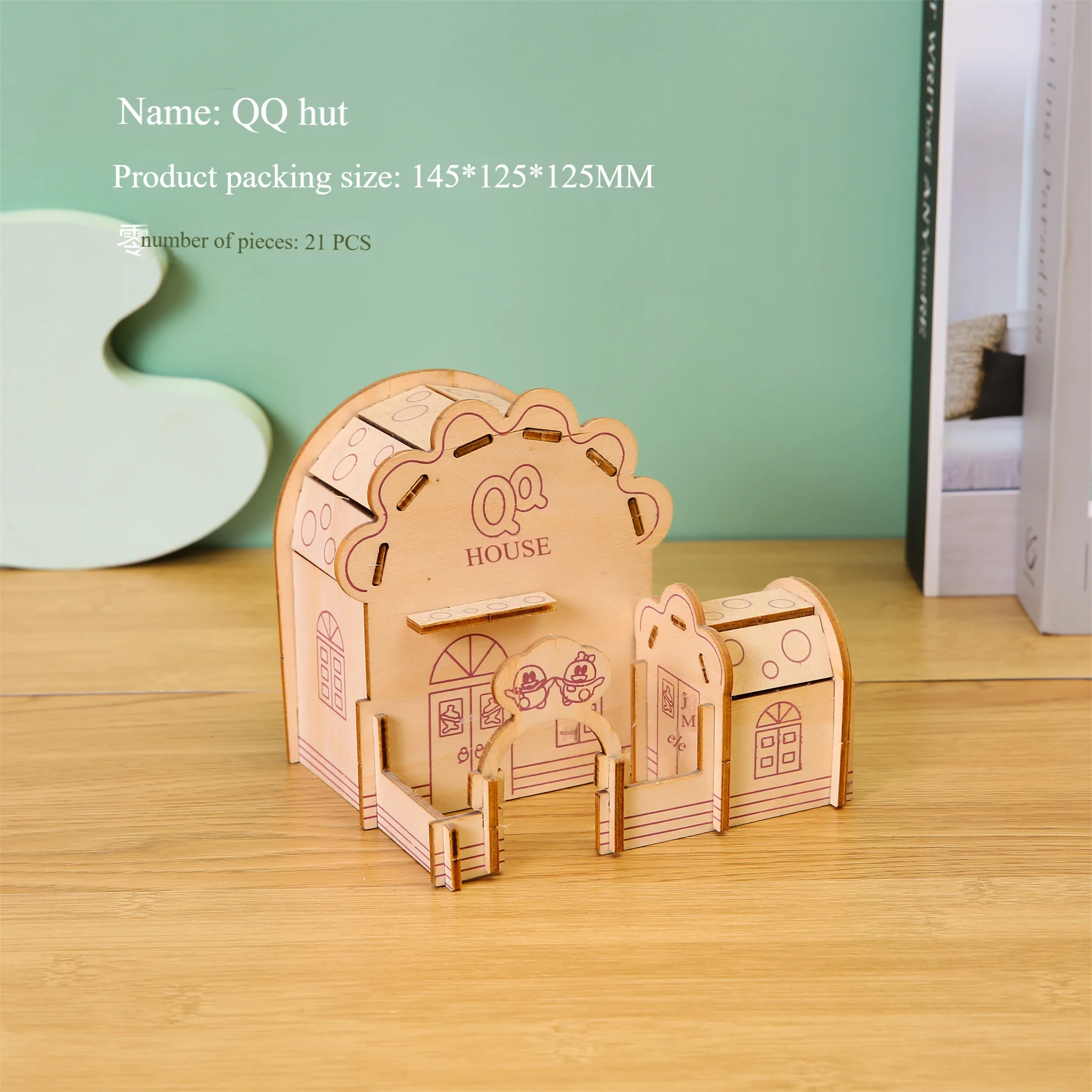 3D Wooden Forest House Set Puzzle Game Diy Creative Educational 3d Wooden Jigsaw Puzzles