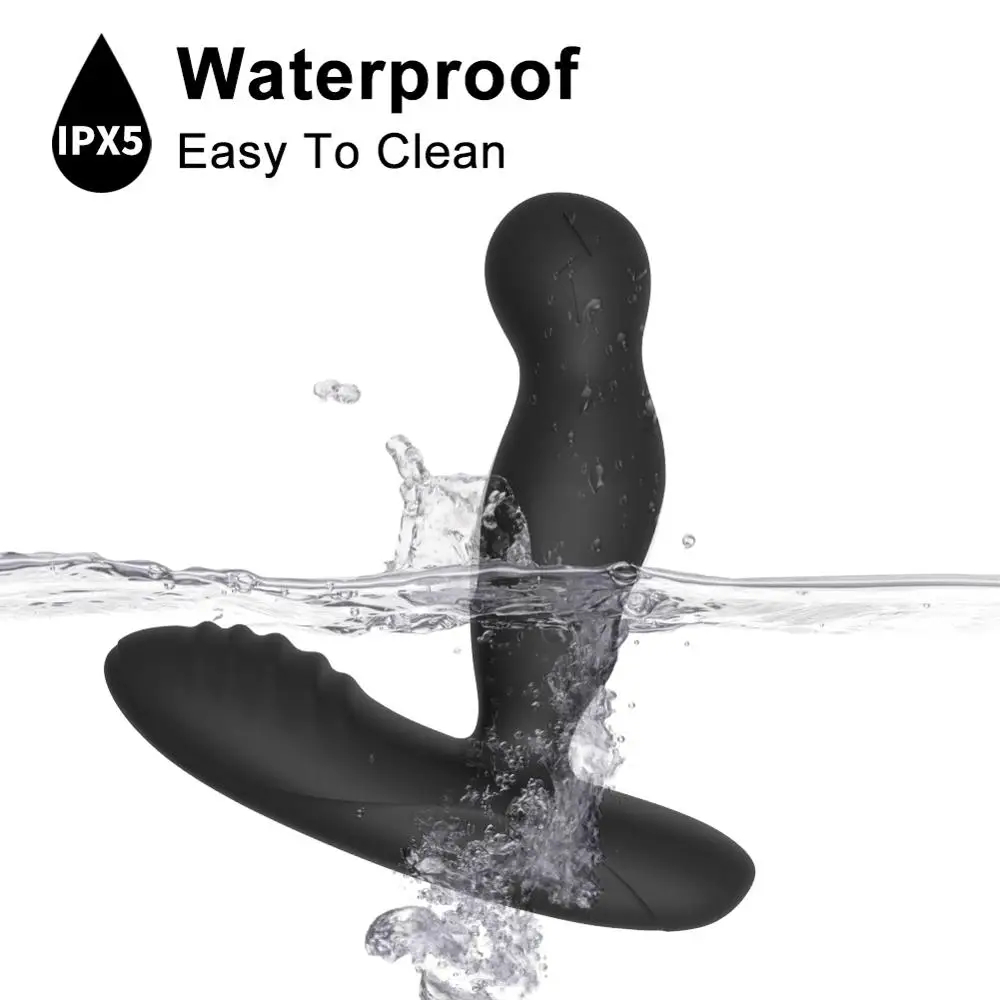 
Levett Prostate Massager 16 Speeds Electric Shock Remote Wireless 360 Degrees Rotation Vibrator Anal Sex Toys for Men 