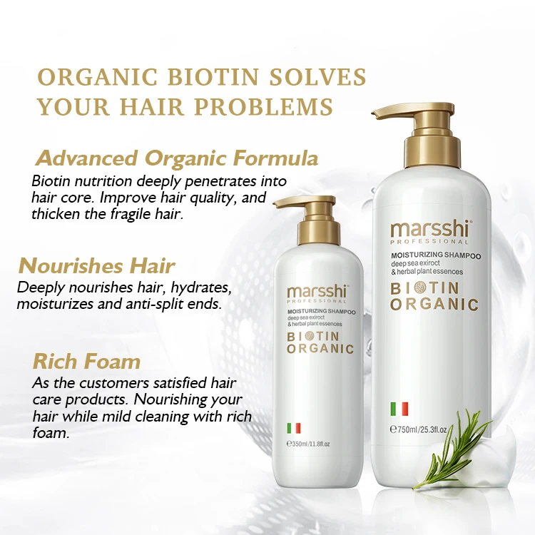  Best Hair Salon Wholesale Customized Organic Biotin Private Label Shampoo and Conditioner for Natural