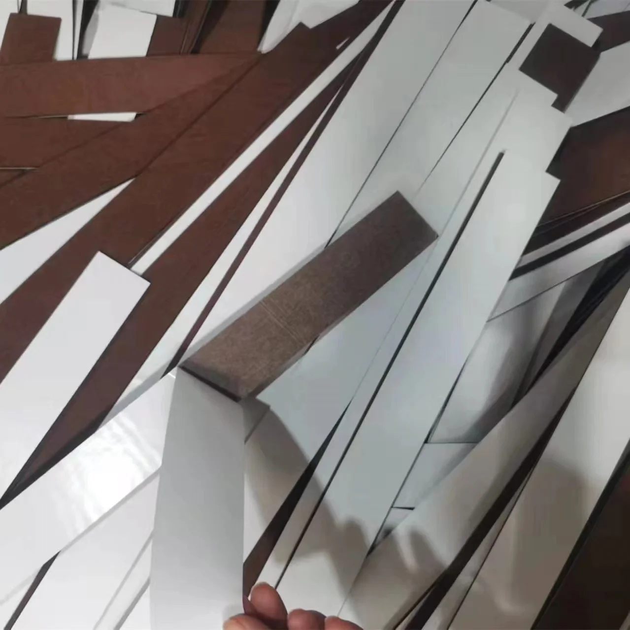 Teforeco Wholesale new products self-stick bulk furniture round adhesive Felt Pads for hard surfaces chair legs