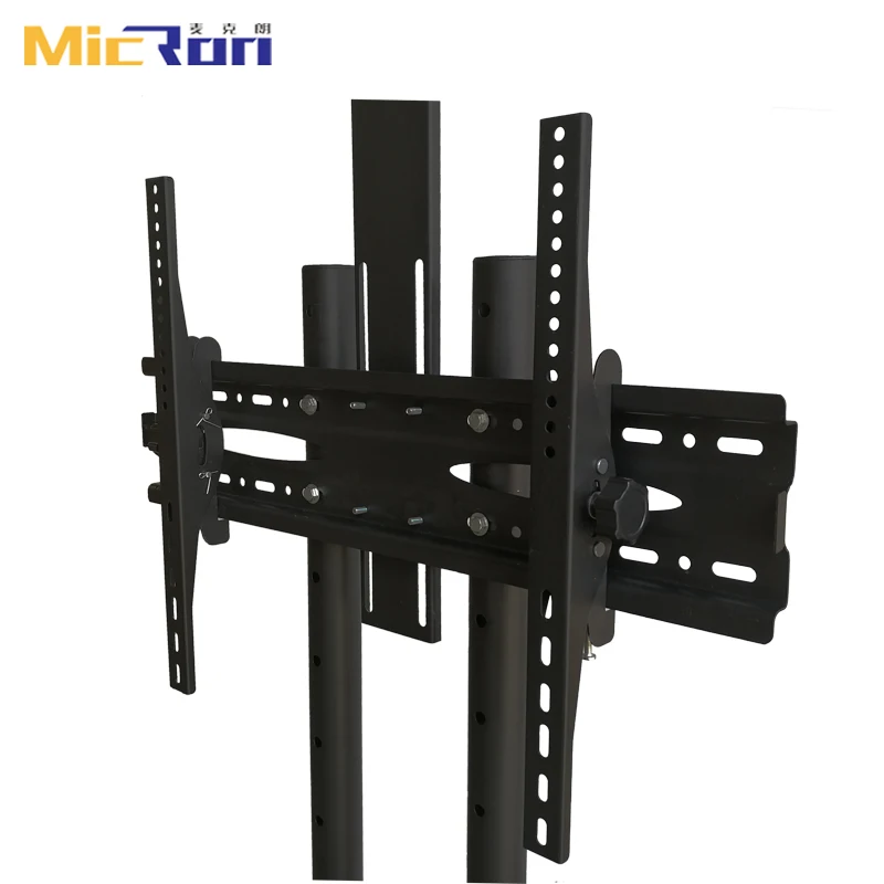 Mobile TV Cart TV Stand with Wheels for 50 to 80 Inch LCD LED OLED Plasma Flat Panel Screens