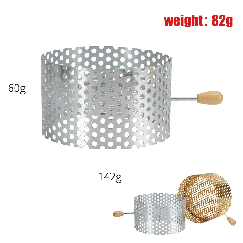 Erliao New Silver Gold Charcoal Holder for Hookah Metal Shisha Wholesale Stainless Steel Hookah Accessories