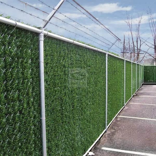 6-ft H x 1-in W Green PVC Chain Link Fence Slat 41-Pack for Kenya