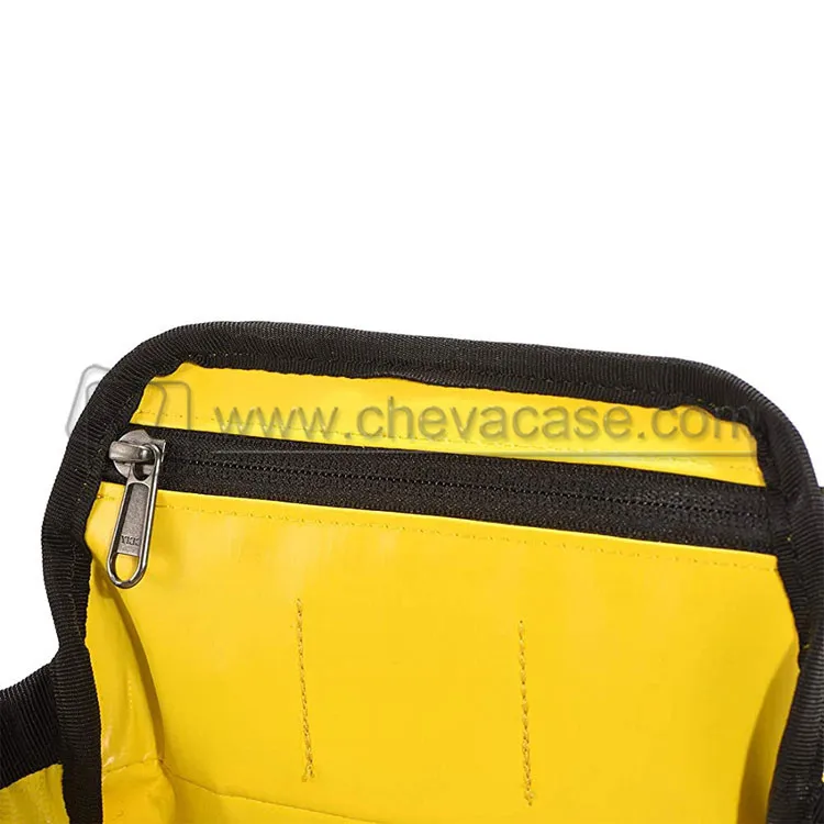 Factory Customized Adjustable Tarpaulin PVC Waist Pouch Tool Belt Bag