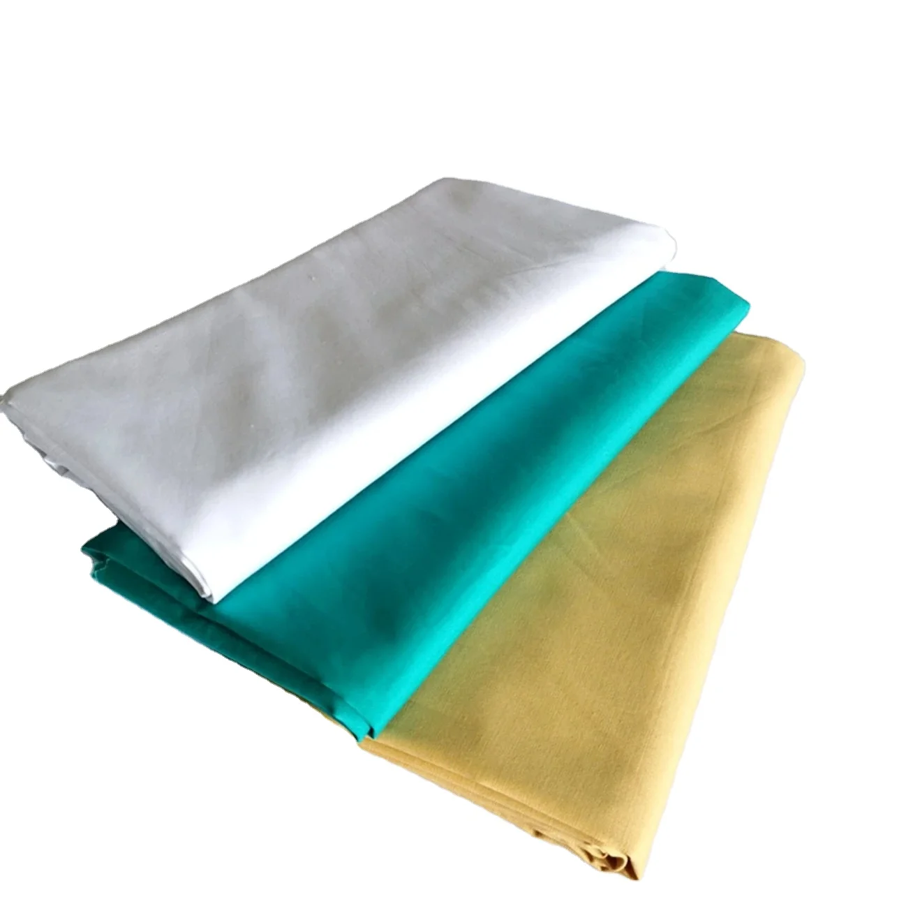 CVC 60/40 Poplin plain woven Dyed Fabrics