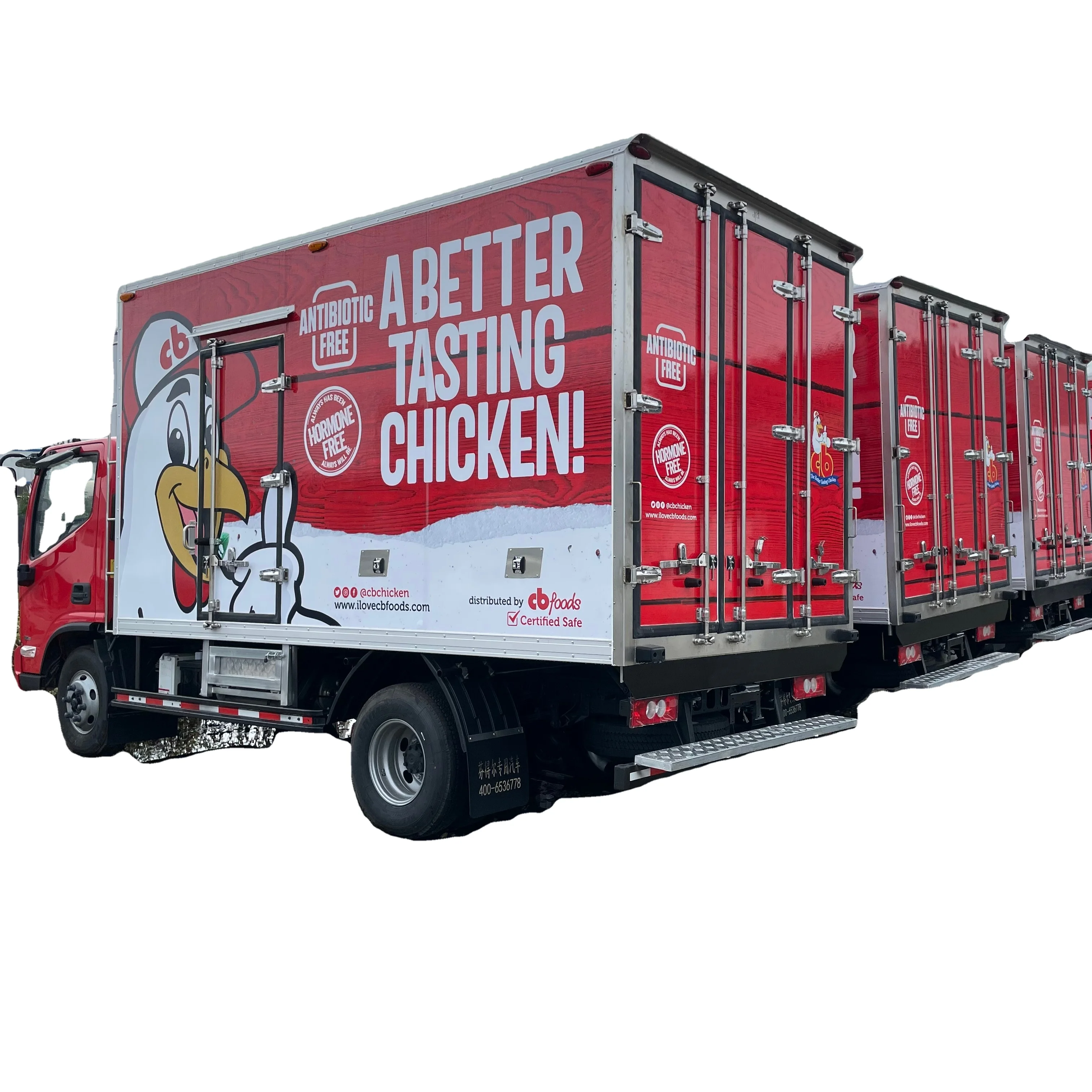 Fresh Food Transportation Refrigerated Truck Body Parts Freezer Box for Truck Body