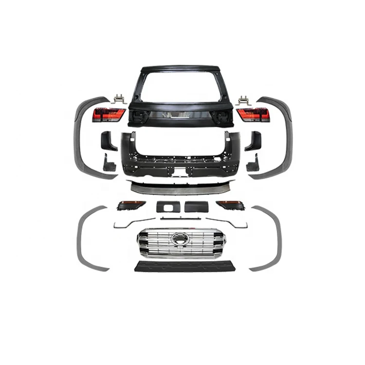 LC200 обновление до LC300 2022 Комплект кузова для лица Toyota Land Cruiser landcruiser bodykit 2008-2015