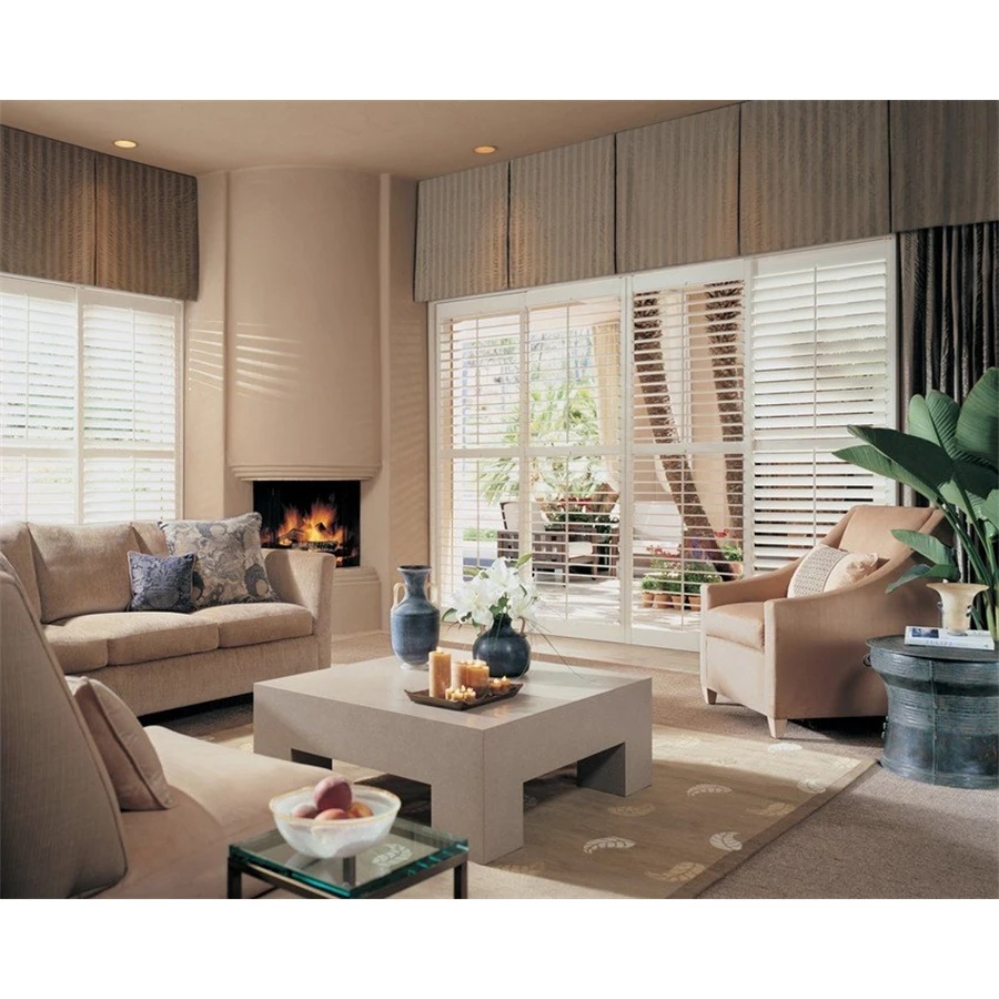 Stylish home mix styles ideas unique basswood wooden plantation shutters