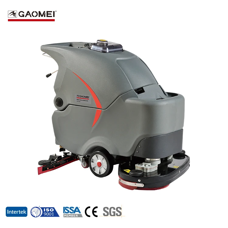 Промышленный идущий сзади бетона скруббер машина