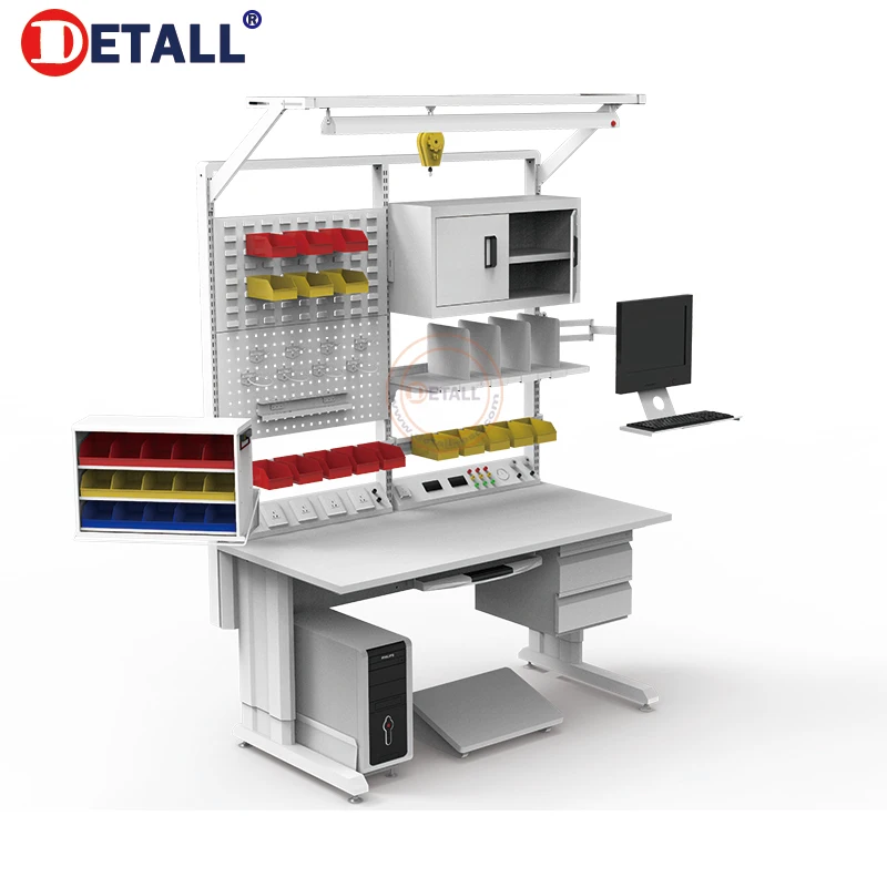 Detall CE ESD table mobile cell phone repair electronic station workbench with life time warranty