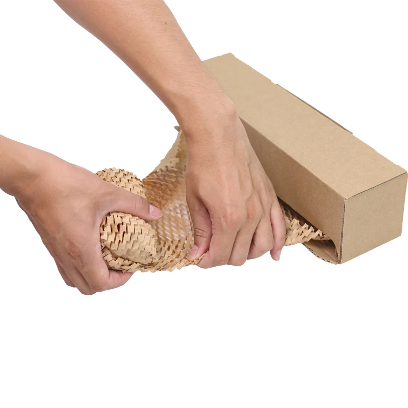 WiAIR Honeycomb Wrap 100% Recyclable Eco-Friednly Disposable Honeycomb Paper Dispenser Biodegradable Wrap Paper