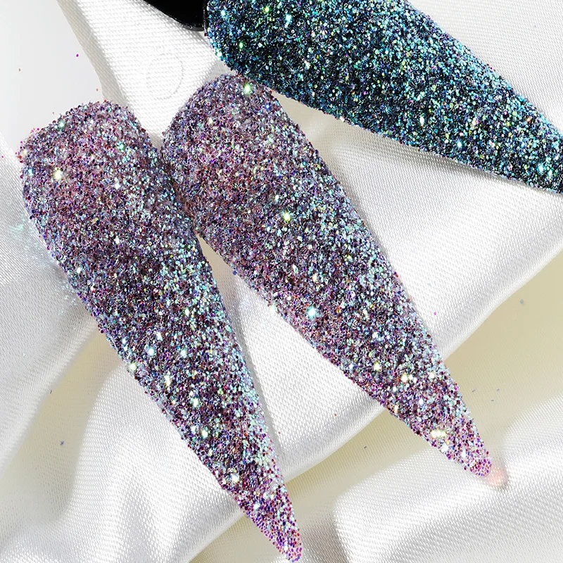 New Arrival Bulk Glitter Chunky Non-Toxic Eco-Friendly Cosmic Glitter Powder for Eyes Nails