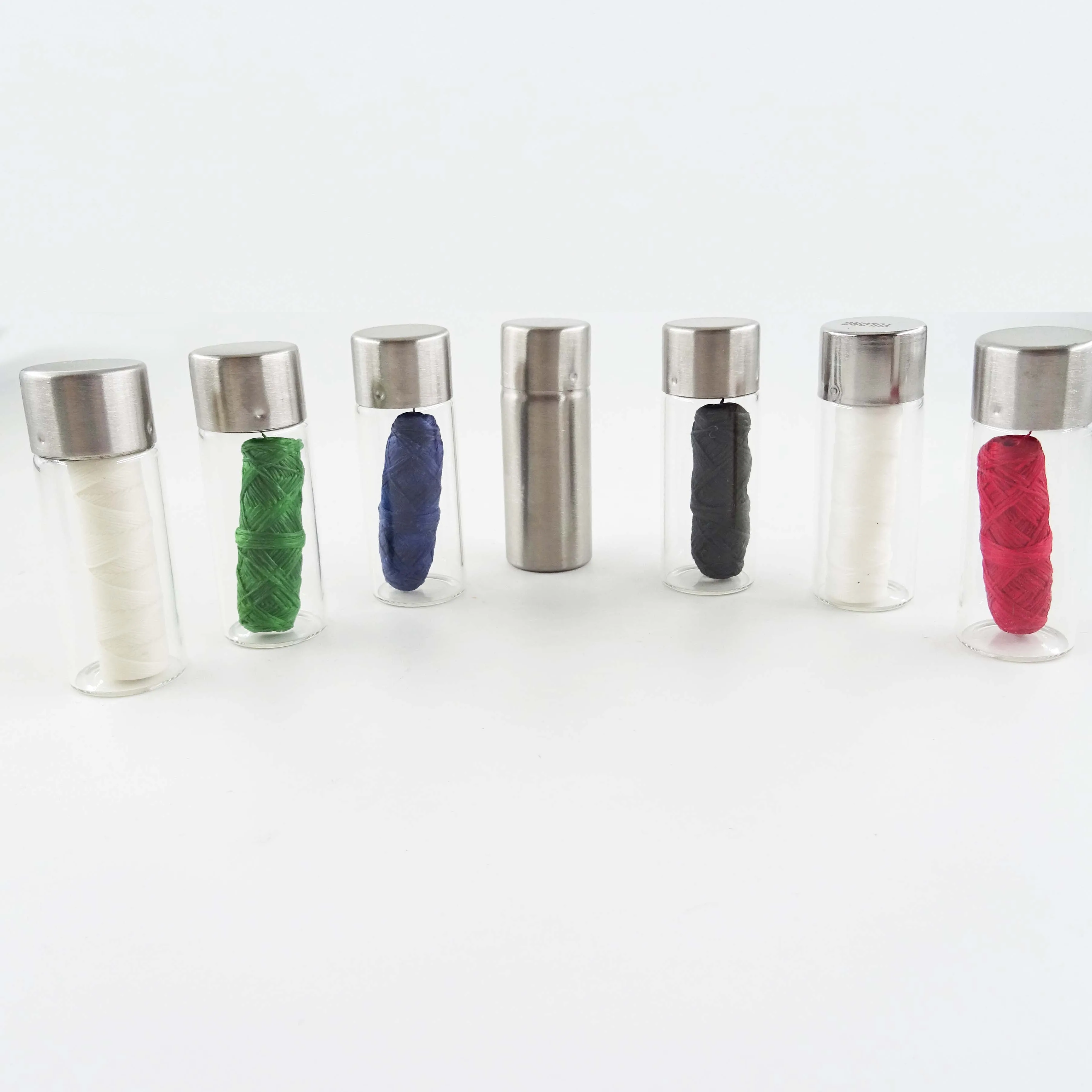 zero waste plastic free PLA corn starch glass bottle dental floss