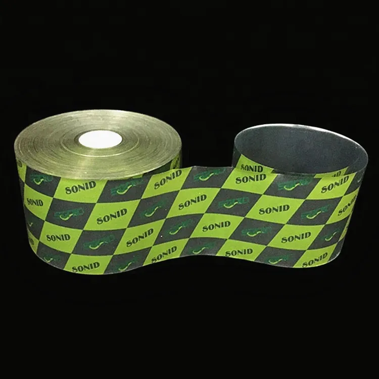 Custom logo food packaging laminating plastic snack packaging film roll for wholesale