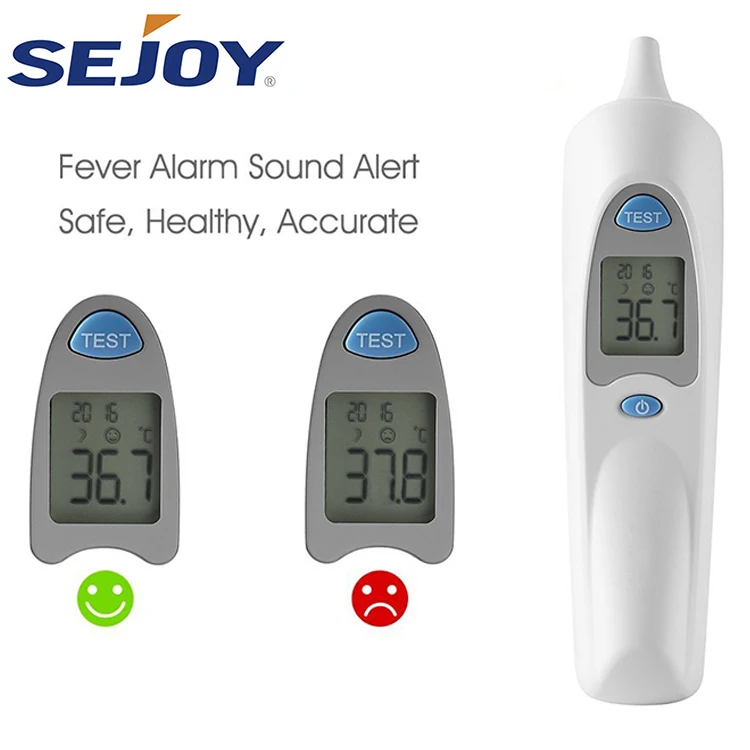 Sejoy Medical Baby Adult Ear Temperature Colorful Digital Infrared Thermometer